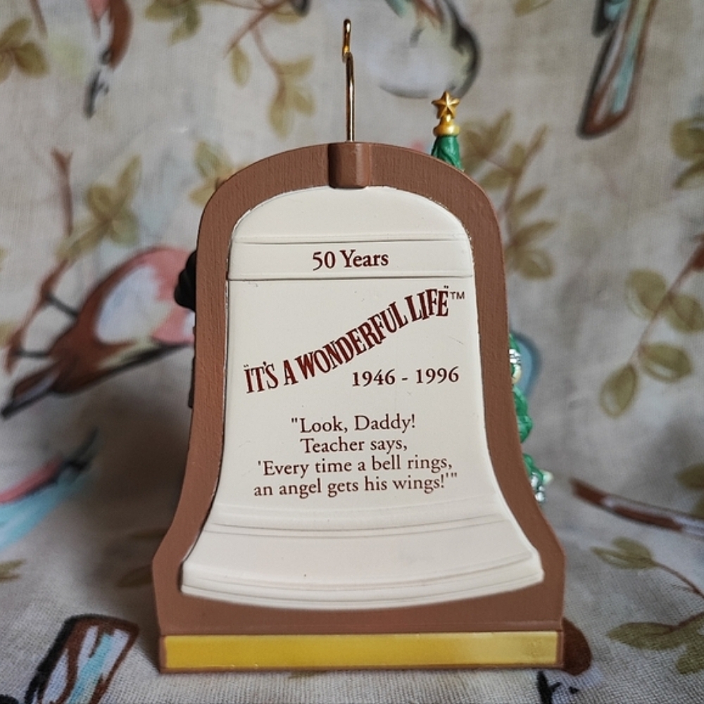 Hallmark Vintage 1946-1996 It's A Wonderful Life Christmas Movie Ornament NIB - Picture 8 of 11